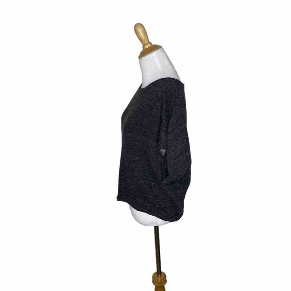 Kate Spade Saturday Boxy Cropped Grey Gray T shirt Tee Size Medium Women's - Picture 3 of 8